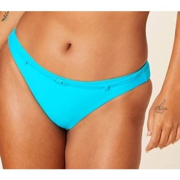 Andie The Riviera Turquoise Blue Bikini Bottom Swimwear Beach Ocean Size XS NWT - Picture 1 of 7